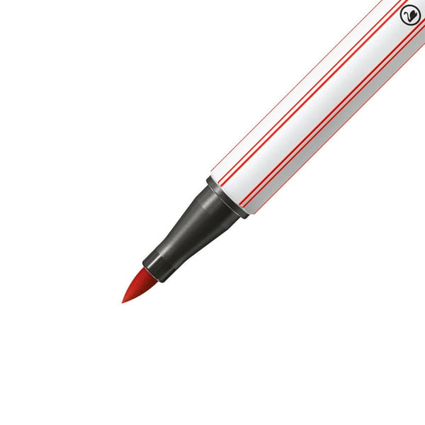 STABILO Pen 68 filtpen Mellem Sort, Karmin, Grå, Violet, Turkis, Gul 6 stk