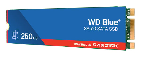 Pikkukuva 5 / 5: Western Digital Blue WD SA510 250 GB M.2 Serial ATA III