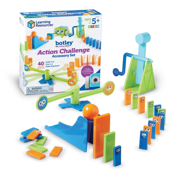 Miniatyrbild 1 av 9: Learning Resources Botley the Coding Robot Action Challenge Accessory Set