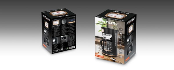 Muse MS-220 BC kaffemaskine Semi-auto Filter kaffemaskine 1,4 L