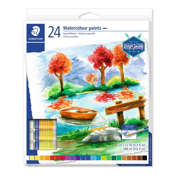 Staedtler 8880 akvarellfärger Multi 12 ml Rör 24 styck