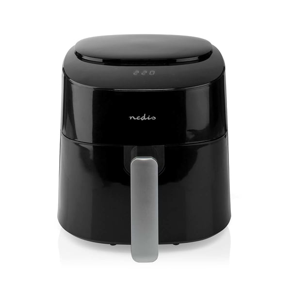 Nedis KAAF160BK frituregryde Enkelt 4,2 L Enkeltstående 1300 W Varmluftsteger Sort
