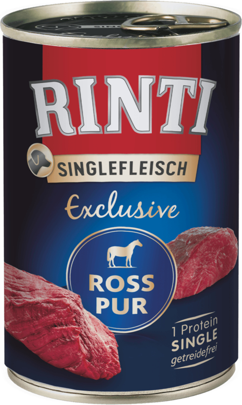 RINTI Singlefleisch Exclusive Hevonen Aikuinen 400 g
