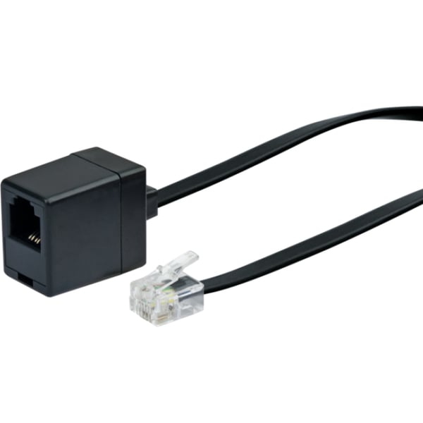 Schwaiger 10m RJ-11 - RJ-11 Svart