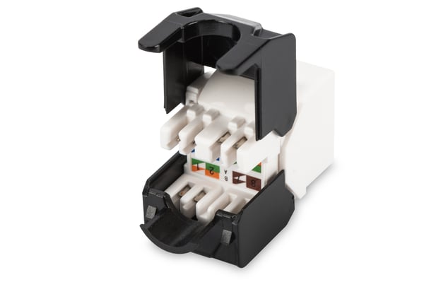 DIGITUS CAT 6 Keystone-modul, uafskærmet