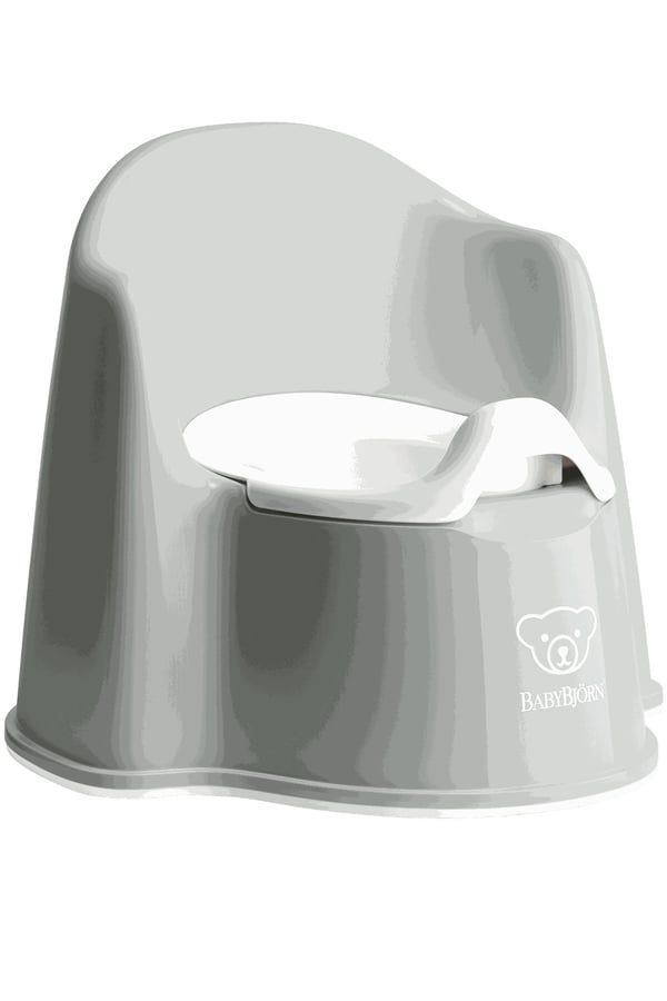 BabyBjorn Potty Chair pottor Polypropylen (PP), Termoplastisk elastomer (TPE) Grå, Vit