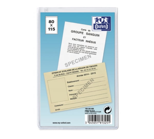 Oxford 100202656 folder PVC Transparent A6