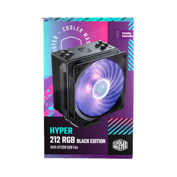 Pikkukuva 8 / 8: Cooler Master Hyper 212 RGB Black Edition w/LGA1700 Suoritin Jäähdytin 12 cm Musta