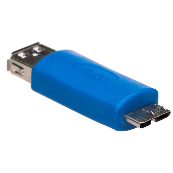 Miniatyrbillede 2 af 2: Akyga AK-AD-25 kabel kønsskifter usb type A usb type micro-B Blå