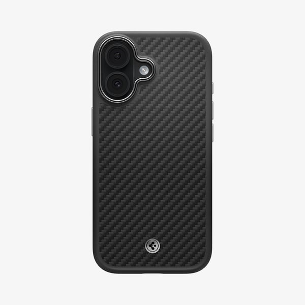 Pikkukuva 1 / 8: Spigen Enzo Aramid T (Mag Fit) matkapuhelimen suojakotelo 16 cm (6.3") Suojus Musta, Hopea