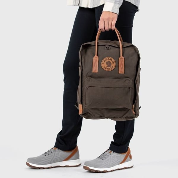 Miniatyrbillede 4 af 7: Fjällräven KÅNKEN NO. 2 rygsæk Fritidsrygsæk Oliven Bomuld, Læder, Polyester