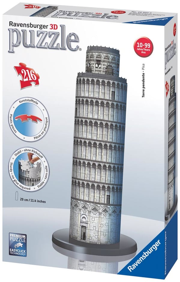 Ravensburger Leaning Tower of Piya 3D Puzzle 216 kpl Rakennukset