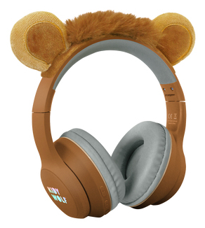 Pikkukuva 1 / 19: KIDYWOLF 418282 kuulokkeet ja kuulokemikrofoni Langallinen & langaton Pääpanta Musiikki/Päivittäin USB Type-C Bluetooth Ruskea