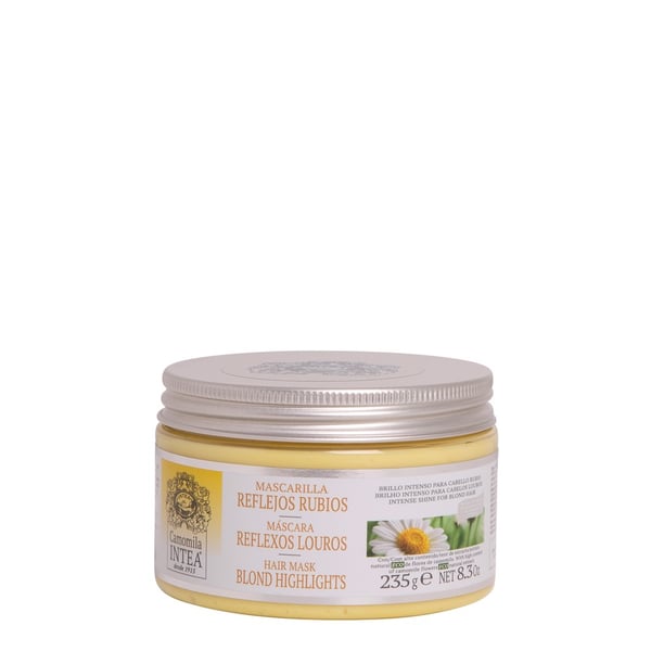 Miniatyrbild 1 av 2: Inteacosmetics Premium Blonde Highlights Hair Mask with Ecologic Natural Camomile Extract hårinpackning 235 g Kvinna