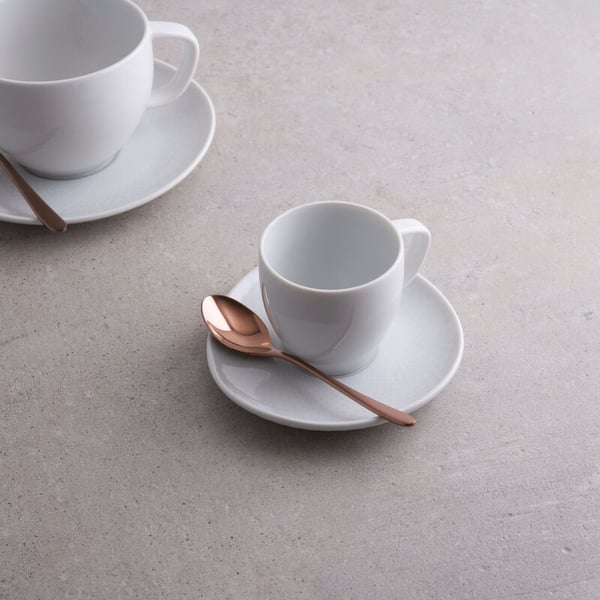 Miniatyrbillede 2 af 3: Sambonet Taste Kaffeske Rustfrit stål Kobberfarve, Spejl 6 stk