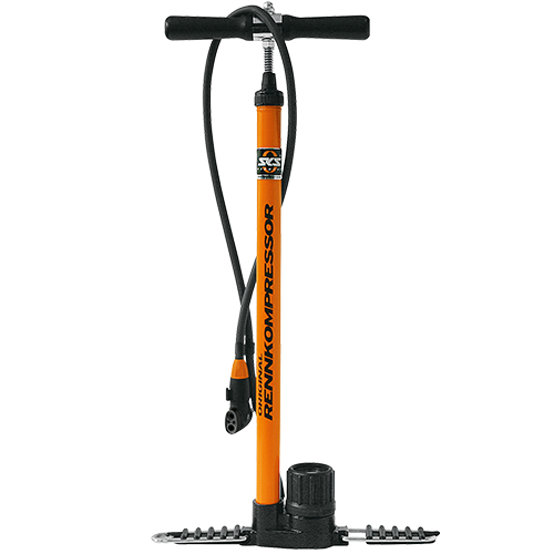 Miniatyrbillede 1 af 2: SKS 10062 håndholdt luftpumpe Sort, Orange Gulv luftpumpe