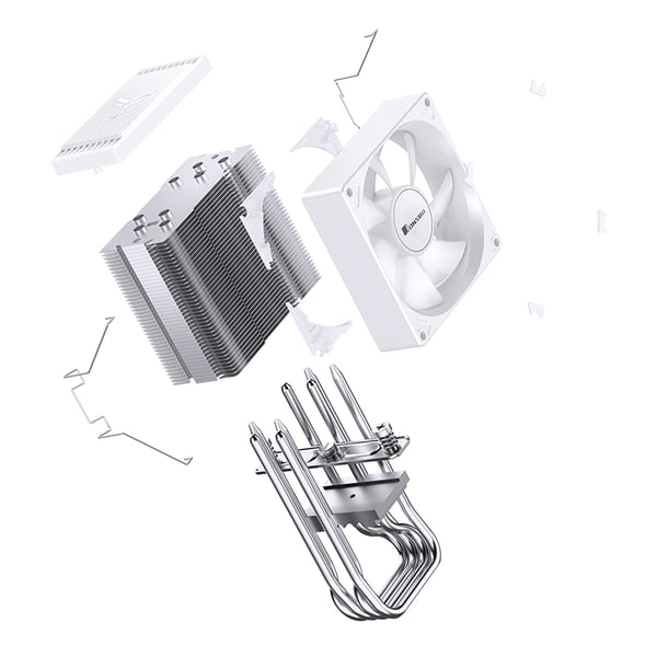 Jonsbo CR-1400 EVO Processor Luftkylare 9,2 cm Vit 1 styck