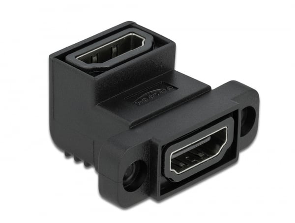 DeLOCK 81308 kabelomvandlare (hane/hona) HDMI Type A (Standard) Svart DeLOCK 81308 kabelomvandlare (hane/hona) HDMI Type A (Standard) Svart