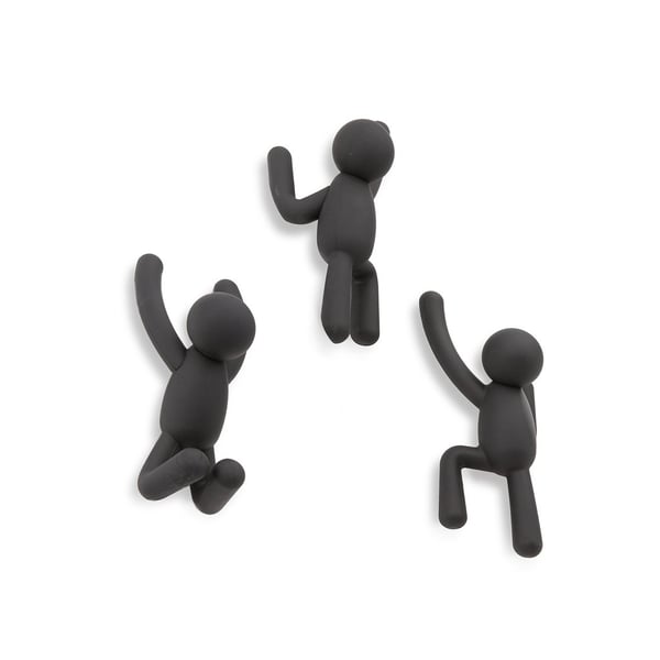 Miniatyrbillede 7 af 7: Umbra 318165-040 opbevaringskrog til hjemmet Indendørs Universal krog Sort 3 stk