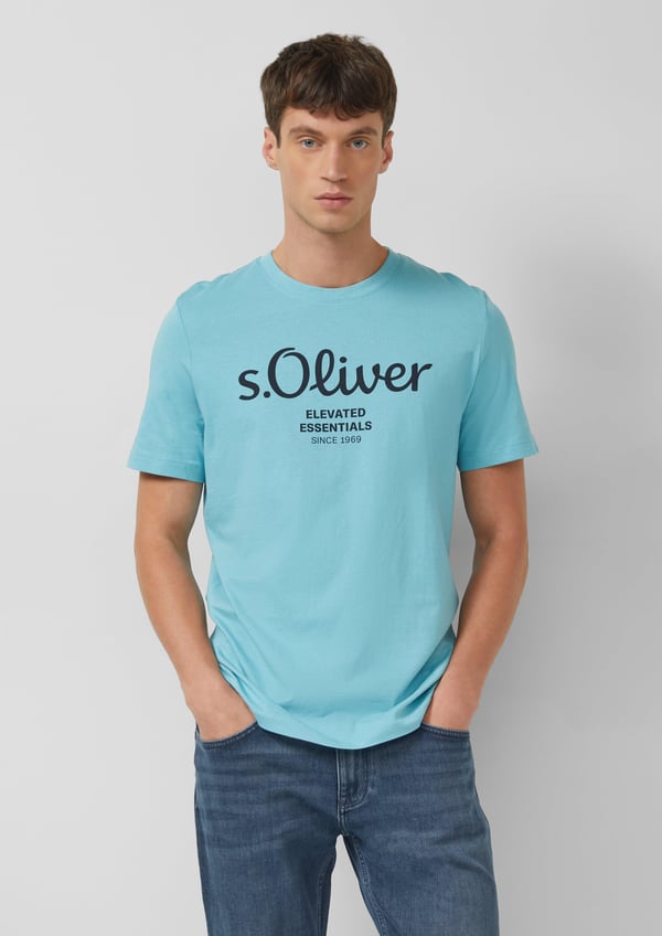 Miniatyrbillede 1 af 6: s.Oliver 2139909.66D1.XL skjorte & top T-shirt Crew neck Kort ærme Bomuld