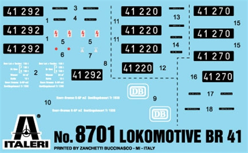 Italeri Lokomotive BR41 Togmodel HO (1:87)
