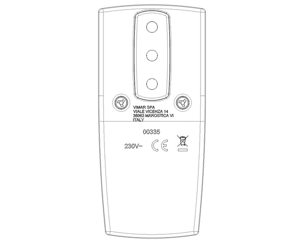 Vimar 00335.B Smarta pluggar Vit