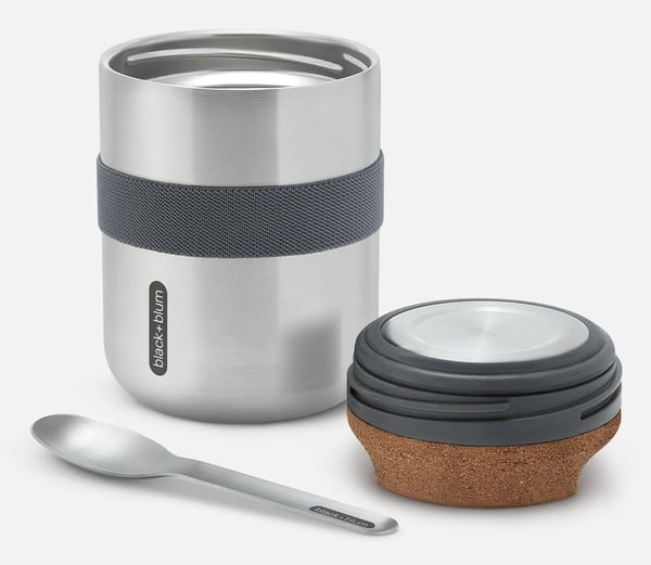 Miniatyrbillede 4 af 6: black+blum BAM-TPB015 termokande 0,55 L Grå, Rustfrit stål