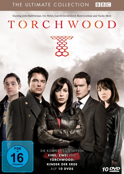 WVG Torchwood - Boxset Staffel 1 + 2 + Kinder der Erde DVD Tysk, Engelsk