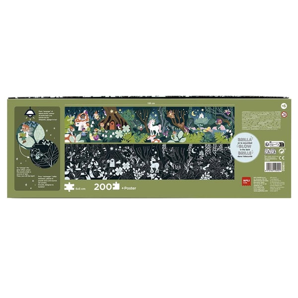 Miniatyrbillede 2 af 3: APLI Kids 19692 puslespil Form puslespil Dyr
