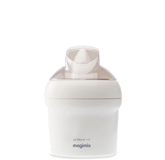Miniatyrbild 1 av 3: Magimix Glacier Gelkapsel-glassmaskin 1,5 l 15 W Vit