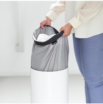Brabantia 104367 tvättkorg Brun, Vit