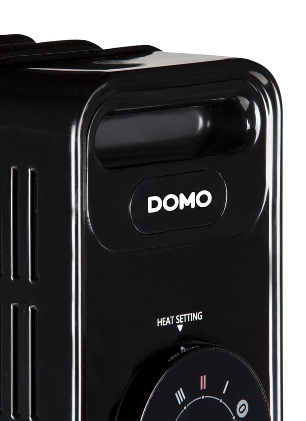 Miniatyrbillede 5 af 14: Domo DO7327R varmeapparat Indendørs Sort 2000 W Olie elektrisk områdevarmer