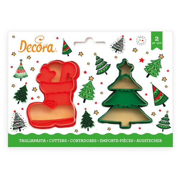 Decora 0255096 kakmått Grön, Röd