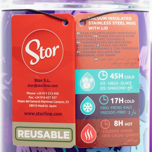 Pikkukuva 2 / 6: Stor 75893 matkamuki 940 ml Monivärinen Ruostumaton teräs