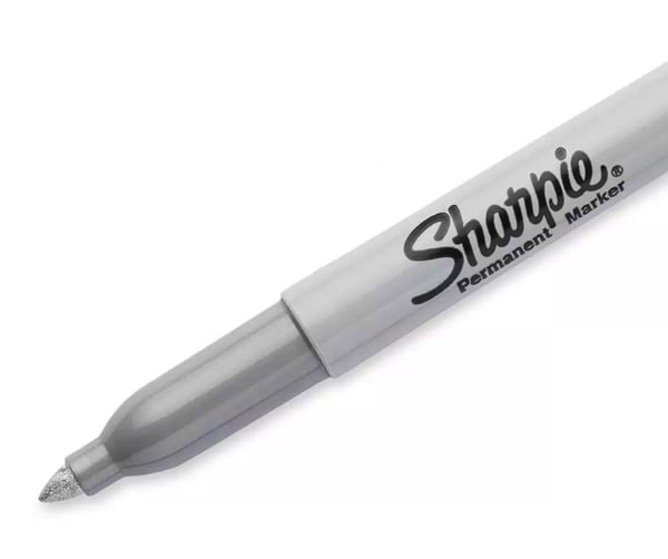 Miniatyrbillede 4 af 4: Sharpie Metallic speedmarker Fin spids Sølv