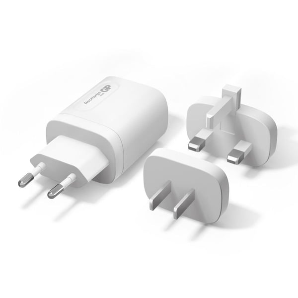 Pikkukuva 1 / 8: GP Batteries 150GP20WPD mobiililaitteen laturi Universaali Valkoinen AC Pikalataus Sisätila
