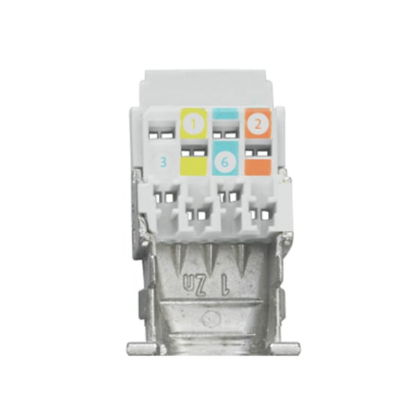 Miniatyrbillede 2 af 2: Weidmüller 1012170000 kabelsamler RJ-45 Sort, Grøn, Zink