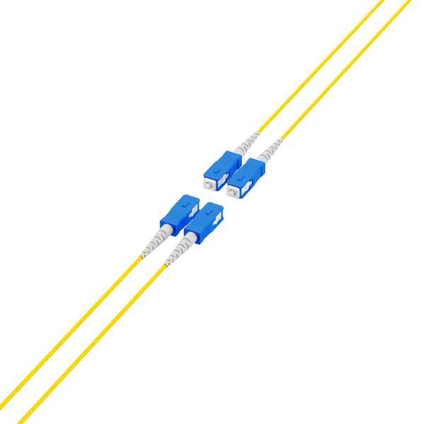 Miniatyrbillede 3 af 5: EFB Elektronik O8301S70OS2 InfiniBand og fiberoptisk kabel 70 m 4x SC U-DQ(ZN) BH Sort, Blå, Gul