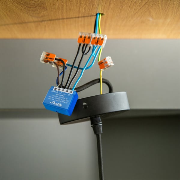 Miniatyrbillede 4 af 7: Shelly Qubino Wave 1 Mini Intelligent kontakt Blå