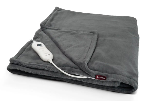 Terraillon Cozy Sähkökäyttöinen huopa 120 W Harmaa Polyesteri