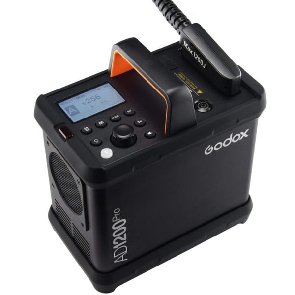 Miniatyrbillede 11 af 23: Godox 1200Ws TTL Power Pack Kit AD1200Pro flashenhed til fotostudie Sort