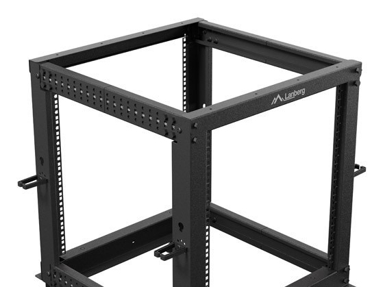 Lanberg OR01-6112-B rack 12U Fristående rack Svart