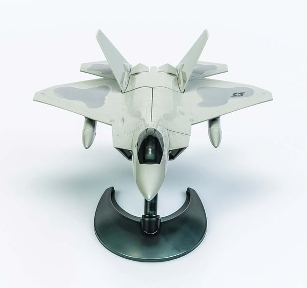 Miniatyrbild 4 av 8: Airfix QUICK BUILD F22 Raptor Luftfarkostmodell med fast vinge Monteringssats