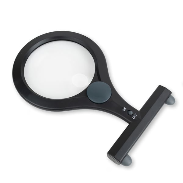 Carson LumiCraft forstørrelsesglas 2x Sort Carson LumiCraft forstørrelsesglas 2x Sort