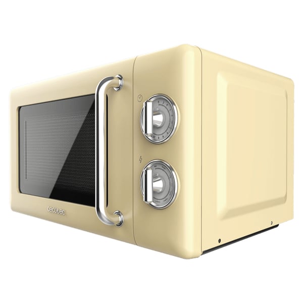 Miniatyrbillede 2 af 4: Cecotec 01708 mikrobølgeovn Beige, Rustfrit stål Grill mikroovn Bordplade 20 L 700 W