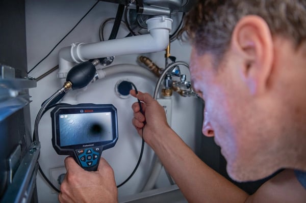 Bosch GIC 12V-5-27 C PROFESSIONAL industriel inspektionskamera 8,3 mm Fleksibel overholdelsesprobe IP67, IP54