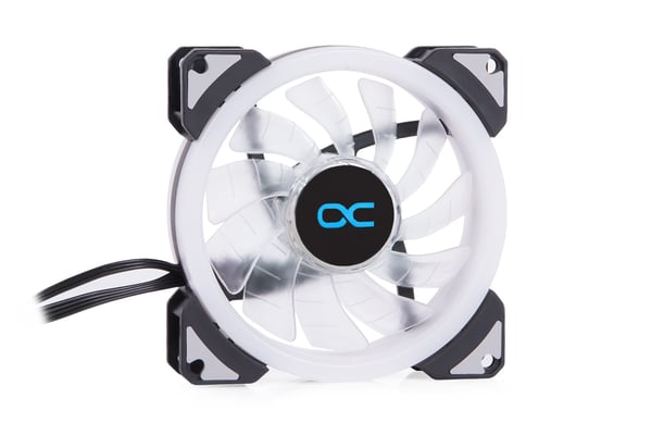 Alphacool 24814 Tietokoneen jäähdytysjärjestelmä Universaali Tuuletin 9,2 cm Musta, Läpinäkyvä, Valkoinen 1 kpl