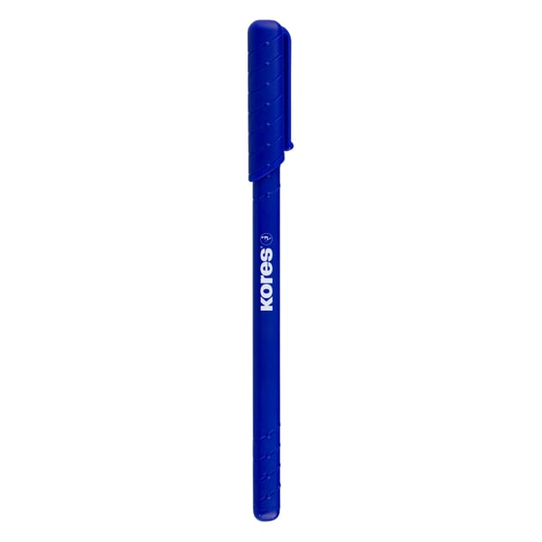 Kores 37012 kulspetspennor Blå Kulspetspenna, pinnformad Medium 12 styck