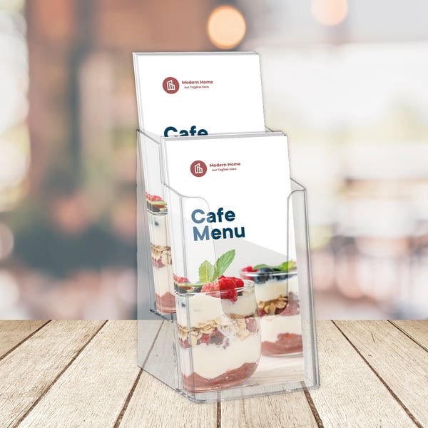 Miniatyrbillede 3 af 3: Europel 350105 brevbakke og papirordner til skrivebord Polystyren Transparent