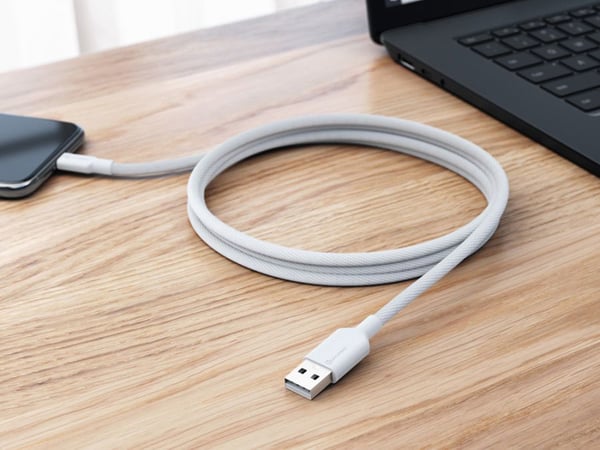 Miniatyrbillede 3 af 3: ALOGIC ELPCA201-WH USB-kabel USB 2.0 1 m USB A USB C 0,48 Gbit/sek. Hvid